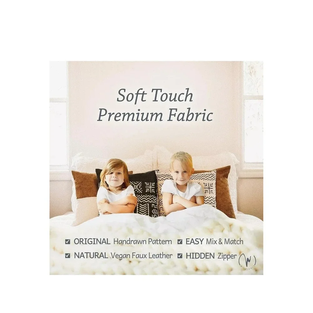 Set of 4 Pillow Covers 18
